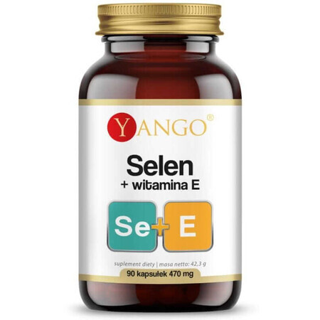 Sélénium + Vitamine E 90 gélules Yango