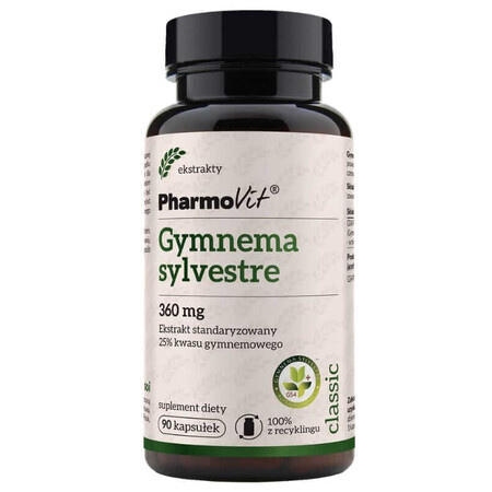 Gymnema sylvestre 360 mg 90 gélules Pharmovit