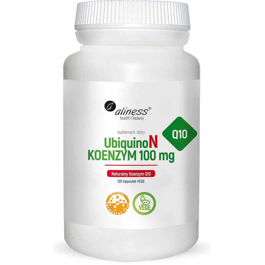 UbiquinoN Natural KOENZYM Q10 100mg x 100 Kapseln vegeta Aliness