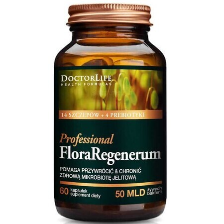 Doctor Life Flora Regenerum Professional 14 ceppi batterici 60 capsule