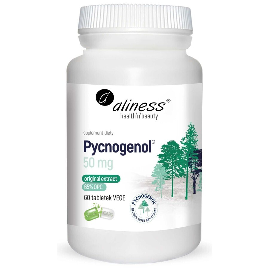 Pycnogenol®-Extrakt 65% 50 mg - 60 Tabletten Aliness