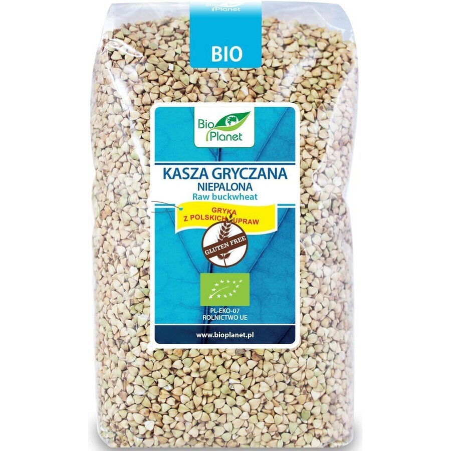 BIO PLANET Bio glutenfrei ungeröstet bu Buchweizenflocken 1kg