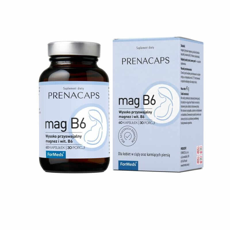 PRENACAPS mag B6, 60 gélules. ForMeds