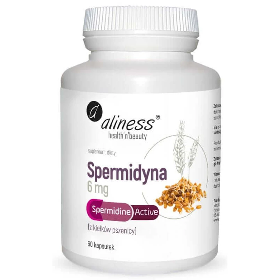 Espermidina activa 6 mg, 60 cápsulas vegetales Aliness