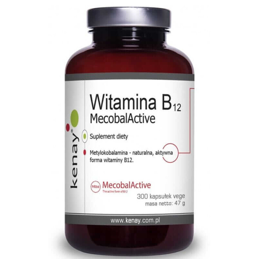 Vitamin B12 (methylcobalamin) MecobalActive (300 caps), Kenay