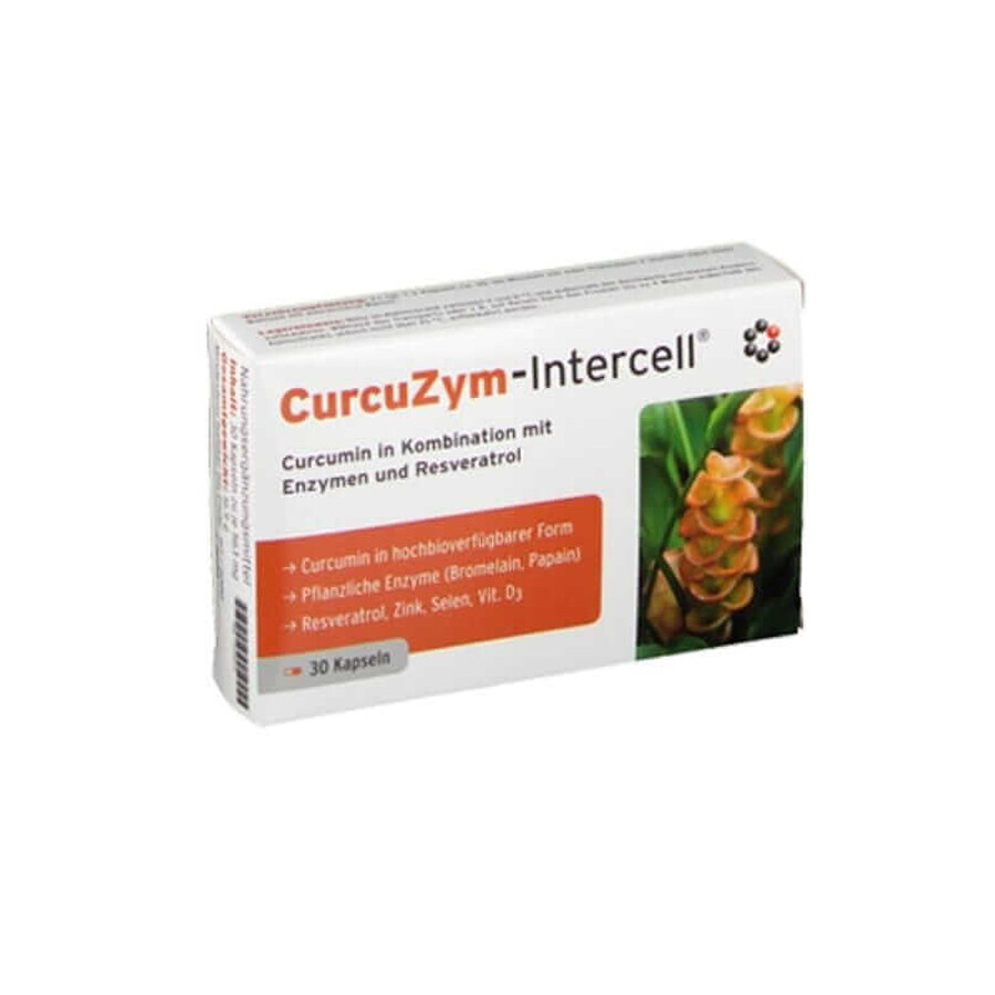 CurcuZym-Intercell - Curcumin 30 capsules