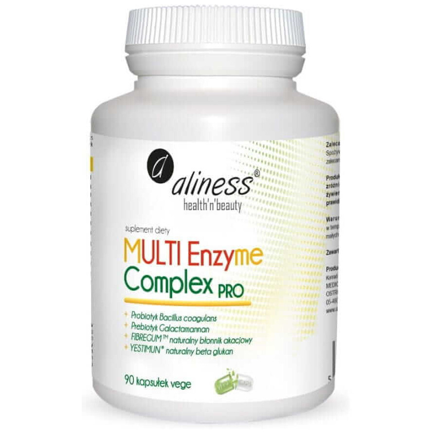 MULTI Enzyme Complex PRO Multi plant digestive enzyme 90 capsules