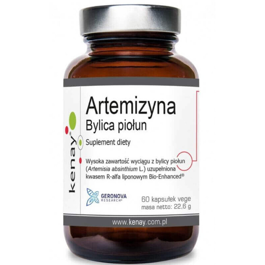 Artemisinin Armoise Armoise + Acide R-alpha lipoïque 60 gélules végétales Kenay