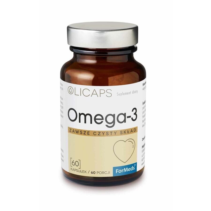 OLICAPS OMEGA-3 DHA EPA 60 Kapseln Formeln