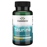 Taurină (Taurină) 500 mg, 60 capsule vegetale Swanson