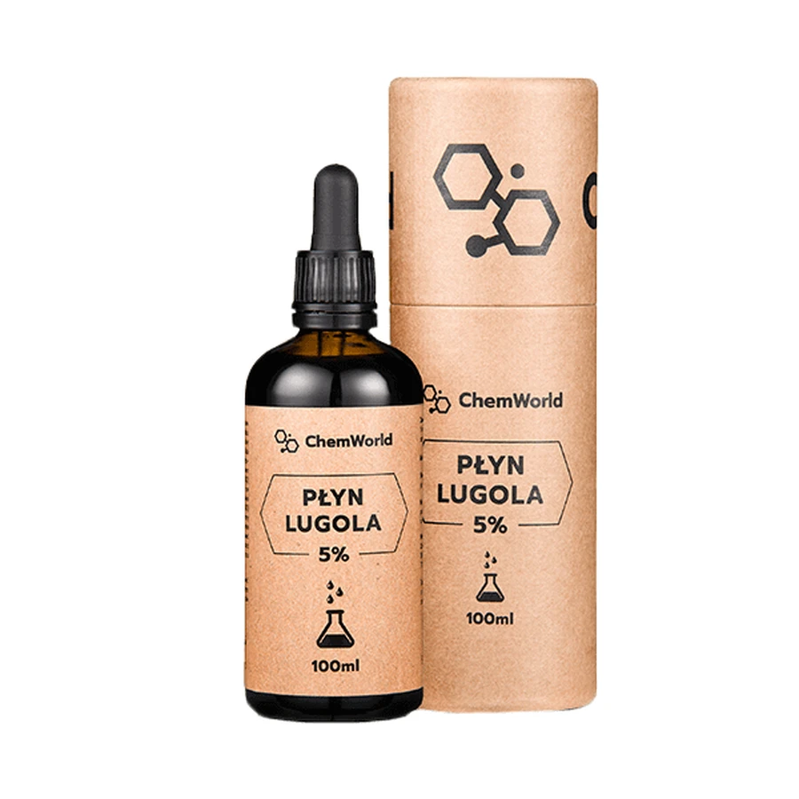 ChemWorld - Płyn Lugola 5% 100 ml - Jod Czysty: ceny i cechy