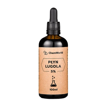 ChemWorld - Płyn Lugola 5% 100 ml - Jod Czysty: ceny i cechy