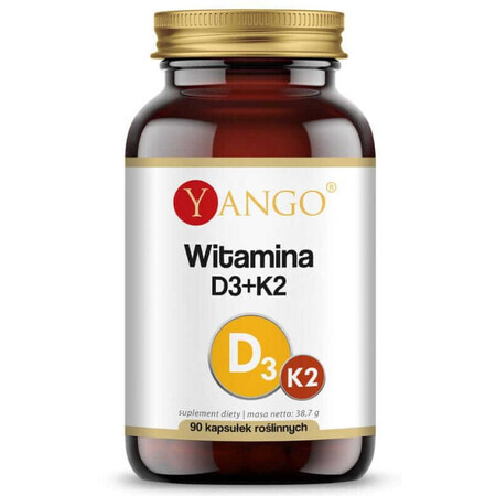 Vitamin D3+K2 90 Kapseln Yango