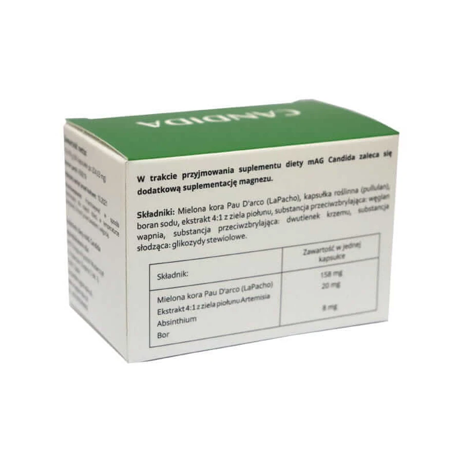 Candida Pau d'arco + Wermut + Bor 60 Kapseln mAG