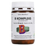 Complesso vitaminico B (niacina, B1, B2, B6, B12) 100 capsule Sanct Bernhard