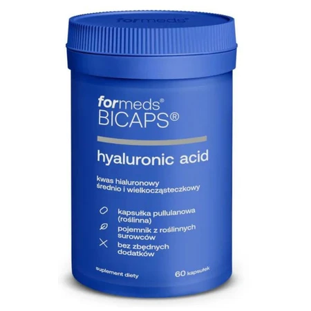 BICAPS Acide hyaluronique 200 mg 60 gélules, Formeds