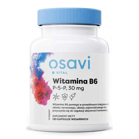 Osavi Vitamin B6 - P-5-P, 30mg - 60 Kapseln