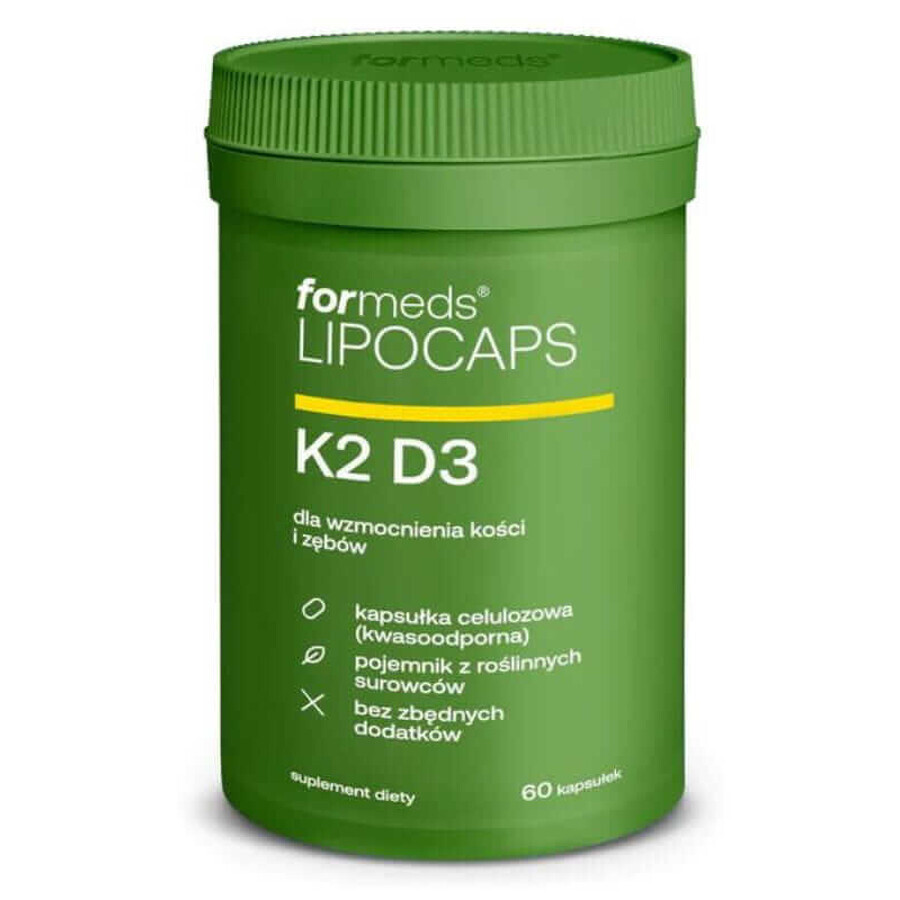 Lipocaps K2D3 Lipozomal (60 gélules) Formes