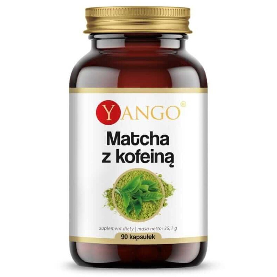 Matcha with caffeine 90 capsules Yango