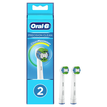 Ersatzbürstenköpfe für Precision Clean elektrische Zahnbürste, 2 Stück, Oral-B