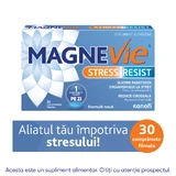 MagneVie Stress Resist mit Ashwaghanda 80mg + 60mg Magnesium + 1,4mg Vitamin B6, Nervensystem und Stressresistenz, 30 Tabletten