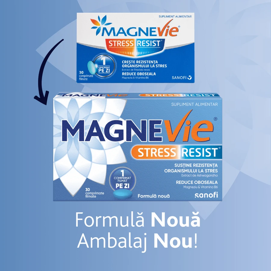 MagneVie Stress Resist – Ashwagandha, magnesium & vitamine B6, 30 tabletten