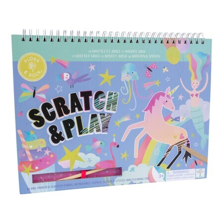 Scratch & Play Scratch & Play Fantasy Activity Book, ab 3 Jahren, Floss & Rock