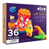 Creatie set Luchtklei, 36 kleuren, + 3 jaar, OktoClay
