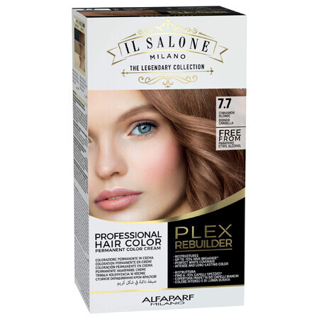 Dauerhafte Haarfarbe Plex Rebuilder Il Salone, 7.7, Zimtblond, Alfaparf