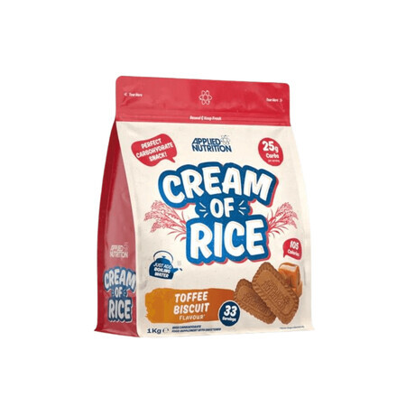 Crème de riz, Toffe Biscuit, 1 kg, Applied Nutrition