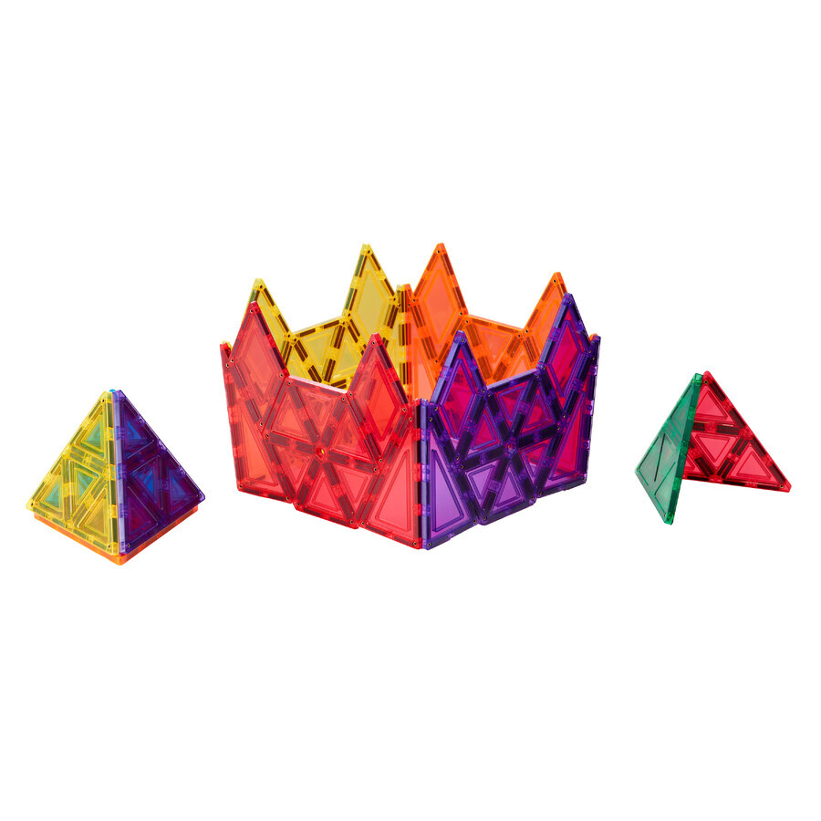 Set de constructie cu piese magnetice Geometry Pack, +3 ani, 36 piese, Learn & Grow