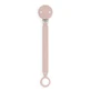 Cordón de silicona con clips para chupete Wonder, Rosa, Suavinex