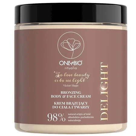 Crema abbronzante per viso e corpo, 250 ml, Onlybio