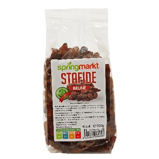 Pasas marrones, 250 g, Spring Markt