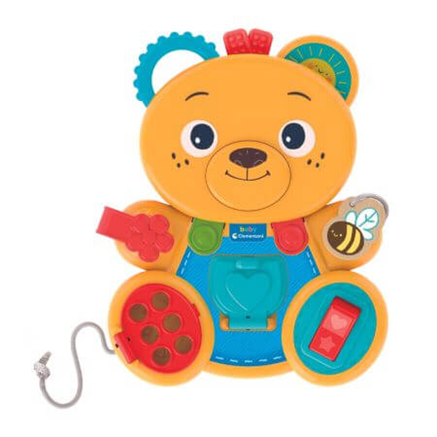 Teddybär mit Montessori-Aktivitäten, 12+ Monate, Clementoni