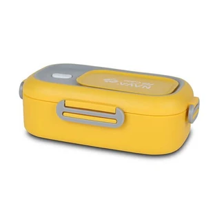 Edelstahl-Lunchbox Lunchbox We care, gelb, 800 ml, Nava