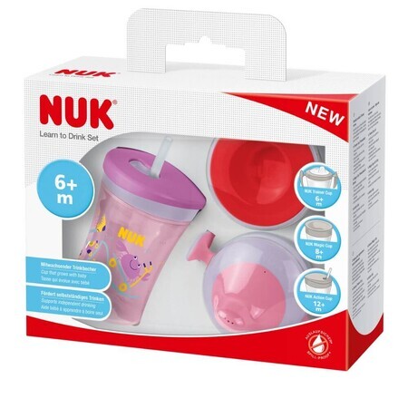 Mug All in 1 Learn to Drink, +6 months, 230 ml, Nuk