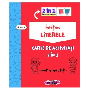 Cuaderno de actividades 2en1 Aprender las letras, +4 años, Amona