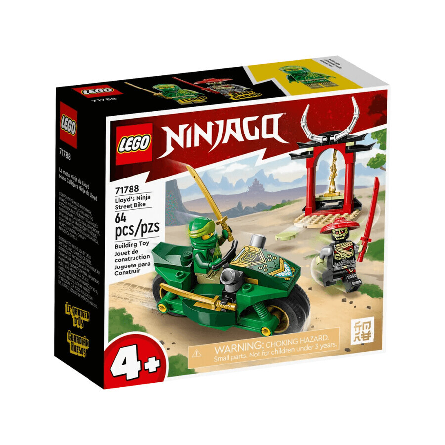 Lloyd's Ninja NinjaGo Ninja Street Motorbike, 4+ jaar, Lego