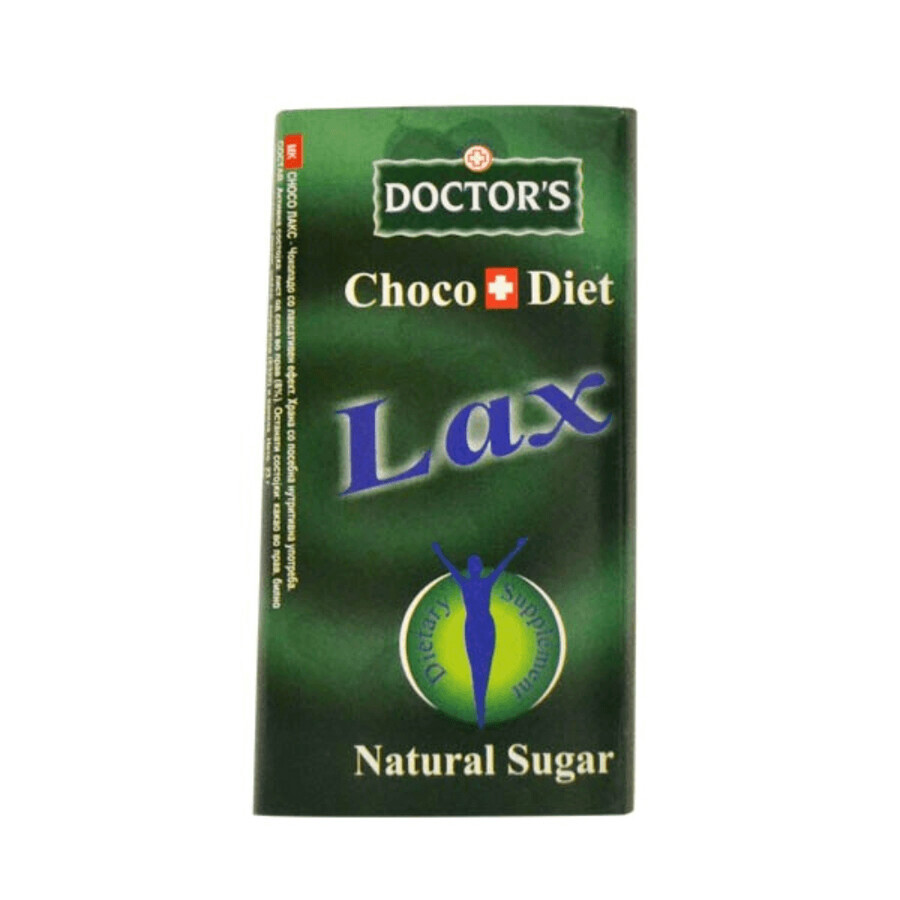 Choco Diet Lax chocolate laxative tablet, 23 g, Doctor's