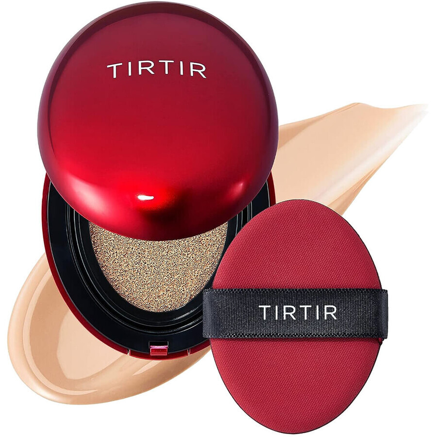 Fond de teint compact avec SPF40 PA++ Mask Fit Red Cushion, 18 g, 23N Sand, TirTir