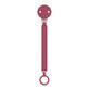 Silikon-Lanyard mit Clips f&#252;r Schnuller Wonder, Magenta, Suavinex