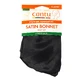 Satinhaube für Haarschutz, Schwarz, 1 Stück, Cantu