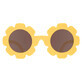 Ultra-flexible Sonnenbrille mit bernsteinfarbenen Gl&#228;sern f&#252;r Kinder, 3-5 Jahre, Sweet Sunflower, Babiators