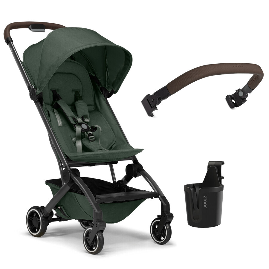 Aktionspaket Joolz Aer+ Kinderwagen mit 2 Zubehörteilen, Forest Green, Joolz