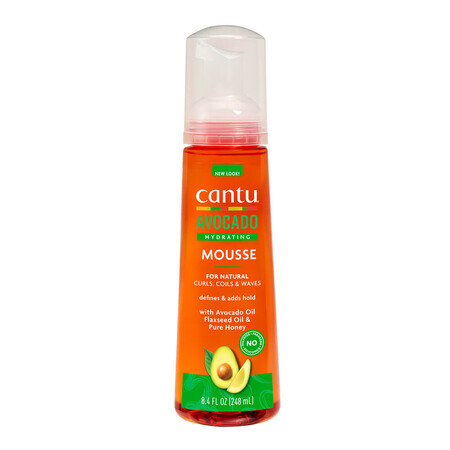 Haarstyling-Mousse mit Avocadoöl Coils & Waves, 248 ml, Cantu