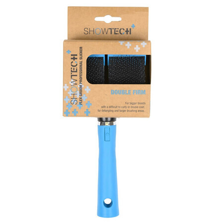 Hundebürste Slicker Flex Flex Groom Double Firm, 1 Stück, Show Tech+