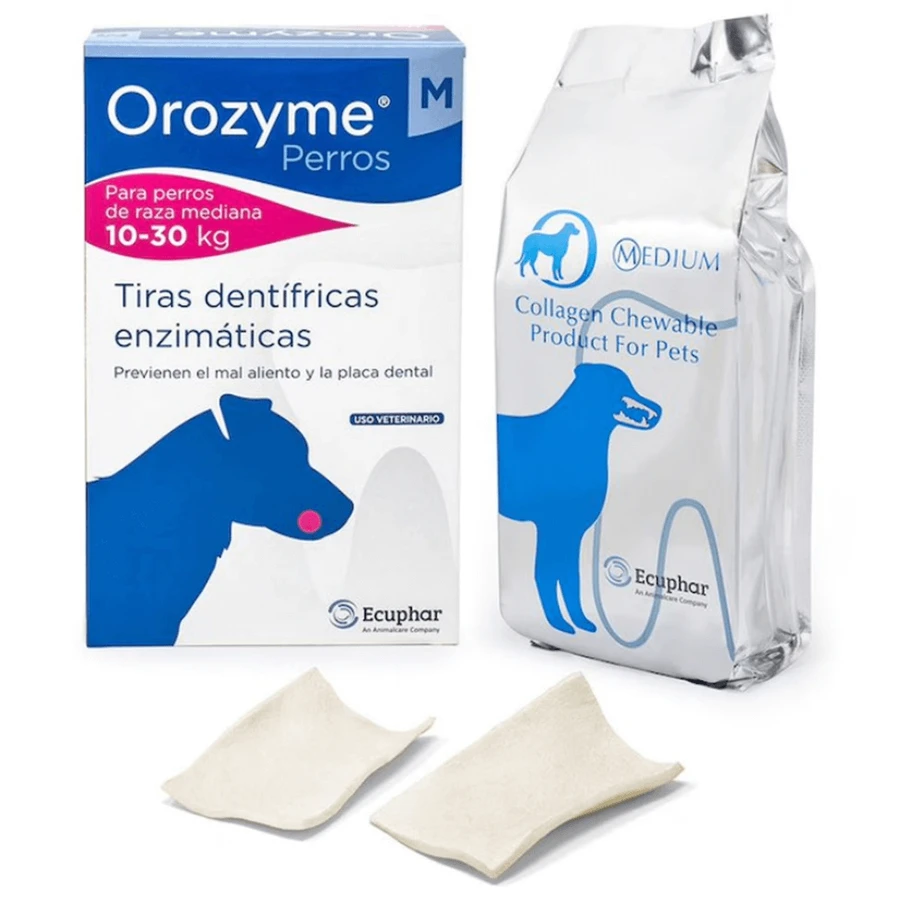 Collageenkauwstaafjes voor mondhygiëne, M Orozyme, 141 g, Ecuphar