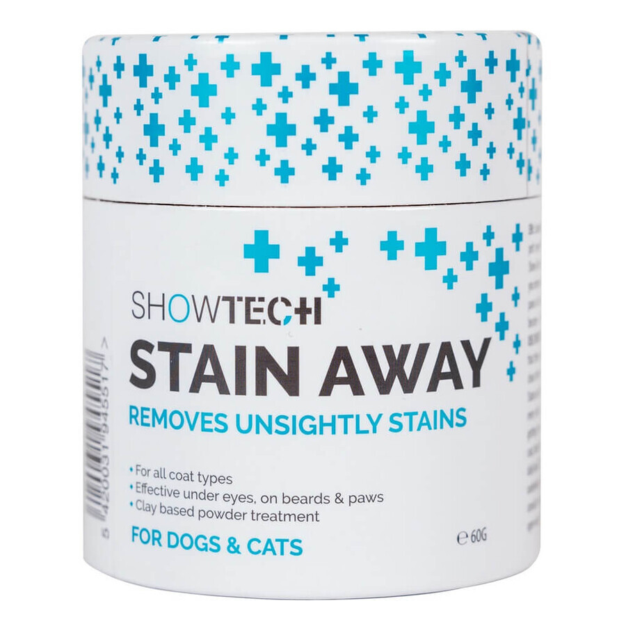 Stain Away Fleckenentfernungspulver für Hunde und Katzen, 100 g, Show Tech+