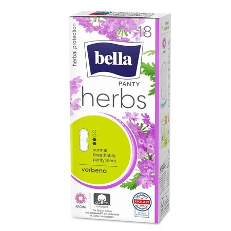 Daily pads with verbena Panty Herbs, 18 pieces, Bella